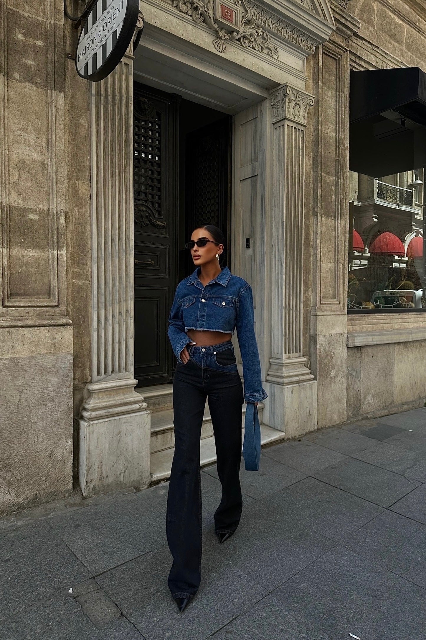 Bicolor Straight Jeans-10427395342679-ZARA MAE LONDON