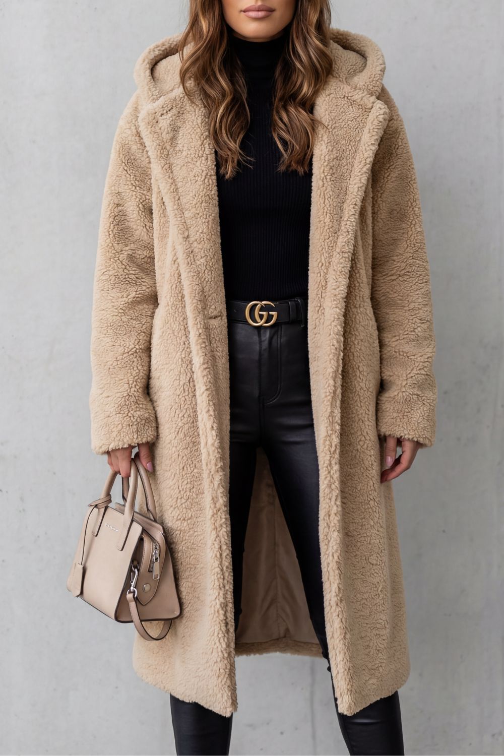 Fioranta – Plush hooded design – Long teddy coat-10469801197911-ZARA MAE LONDON