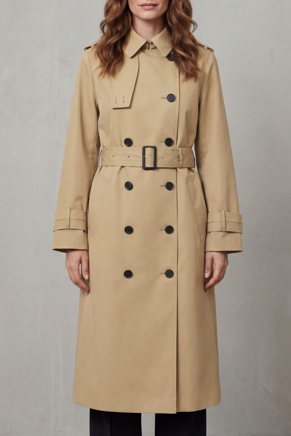 Sorellia – Classic cut – Double-breasted trench coat-10472591393111-ZARA MAE LONDON