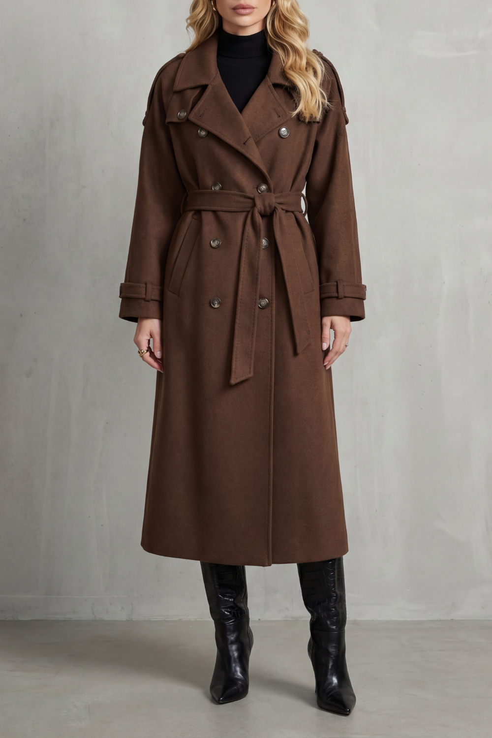 Maubéry – Oversized structure – Wool trench coat-10468759601495-ZARA MAE LONDON