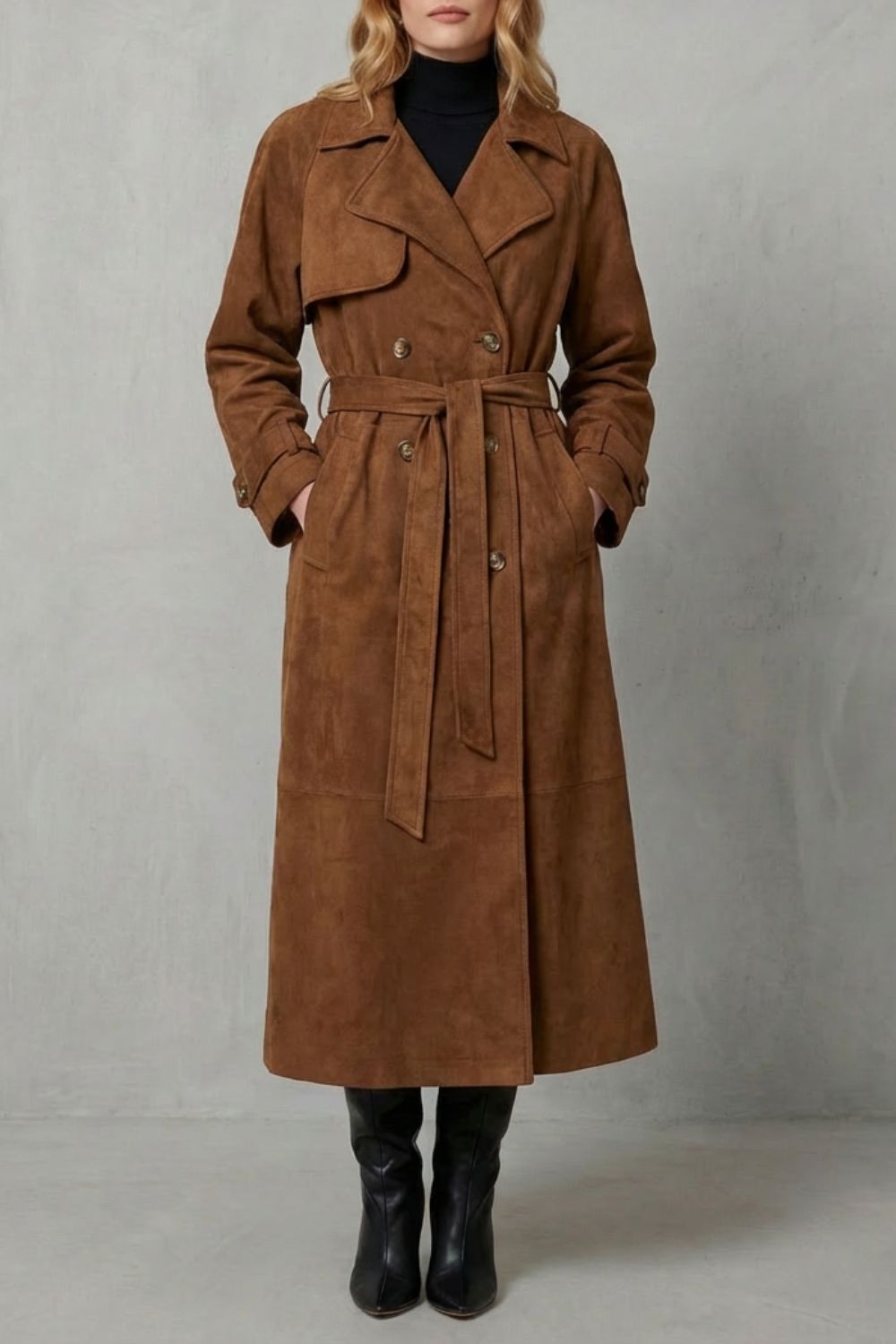 Velloré – Suede elegance – Trench coat-10468756783447-ZARA MAE LONDON