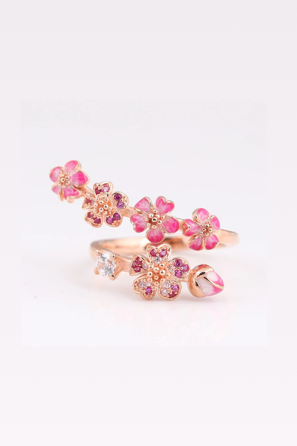 Seraphelle – Blossom sparkle – Adjustable ring-10418913476951-ZARA MAE LONDON