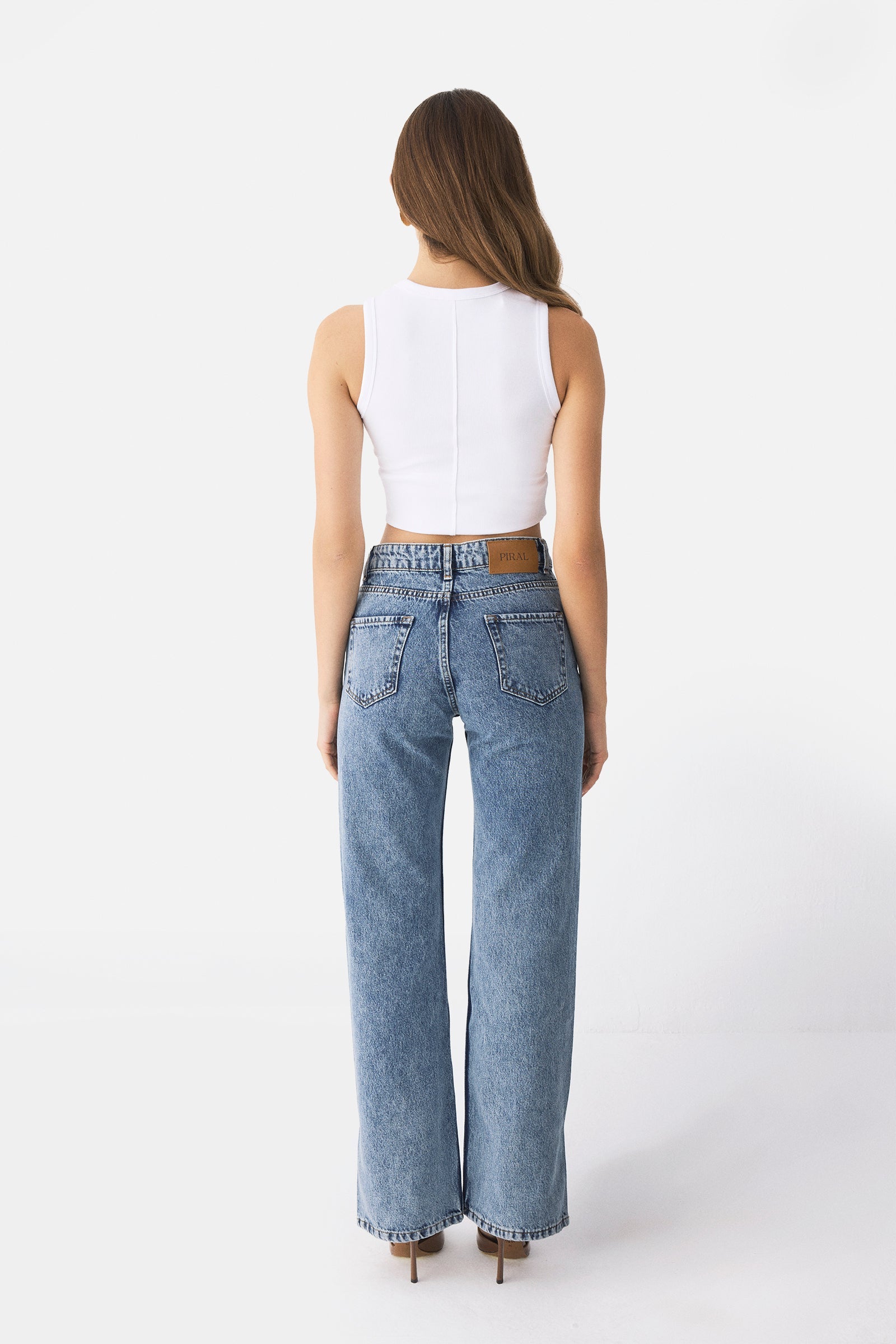 Cross Button Straight Jeans-10427394326871-ZARA MAE LONDON