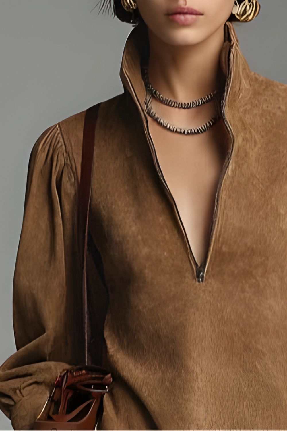 Valmira – Suede vintage charm – Mini dress-10432669221207-ZARA MAE LONDON