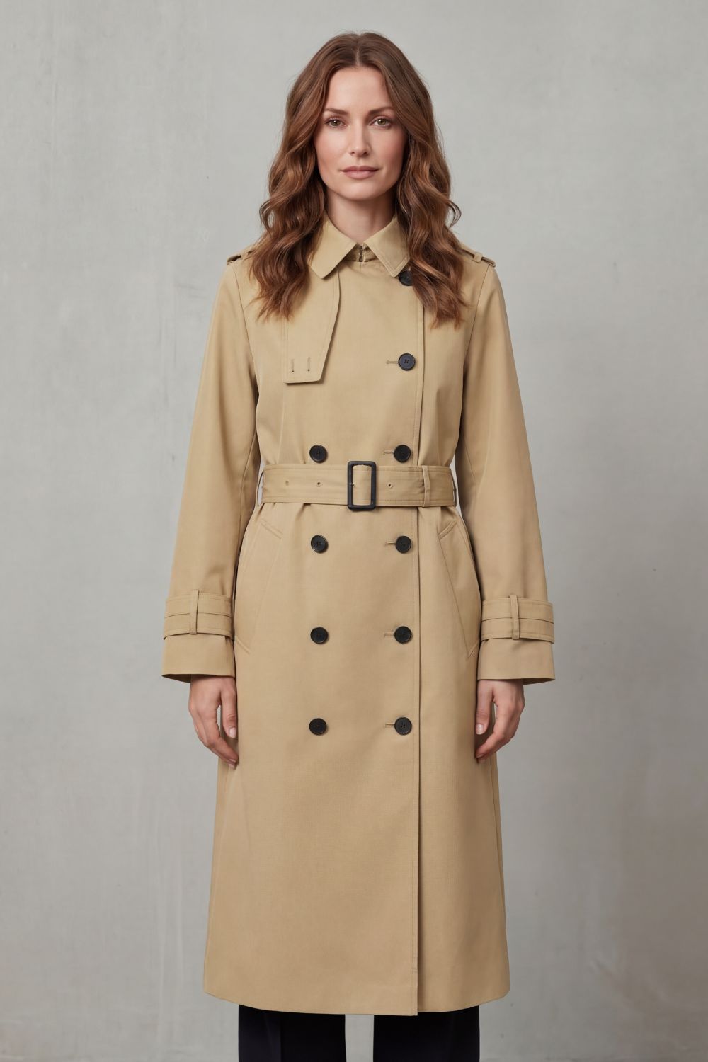Sorellia – Classic cut – Double-breasted trench coat-10472591393111-ZARA MAE LONDON