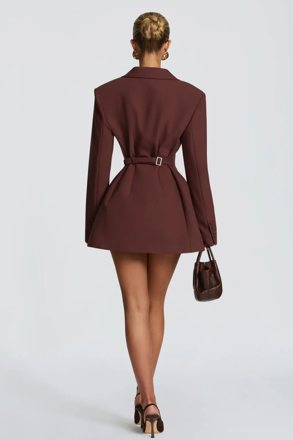 Elvéra – Sculpted double-breasted – Blazer mini dress-10420338721111-ZARA MAE LONDON