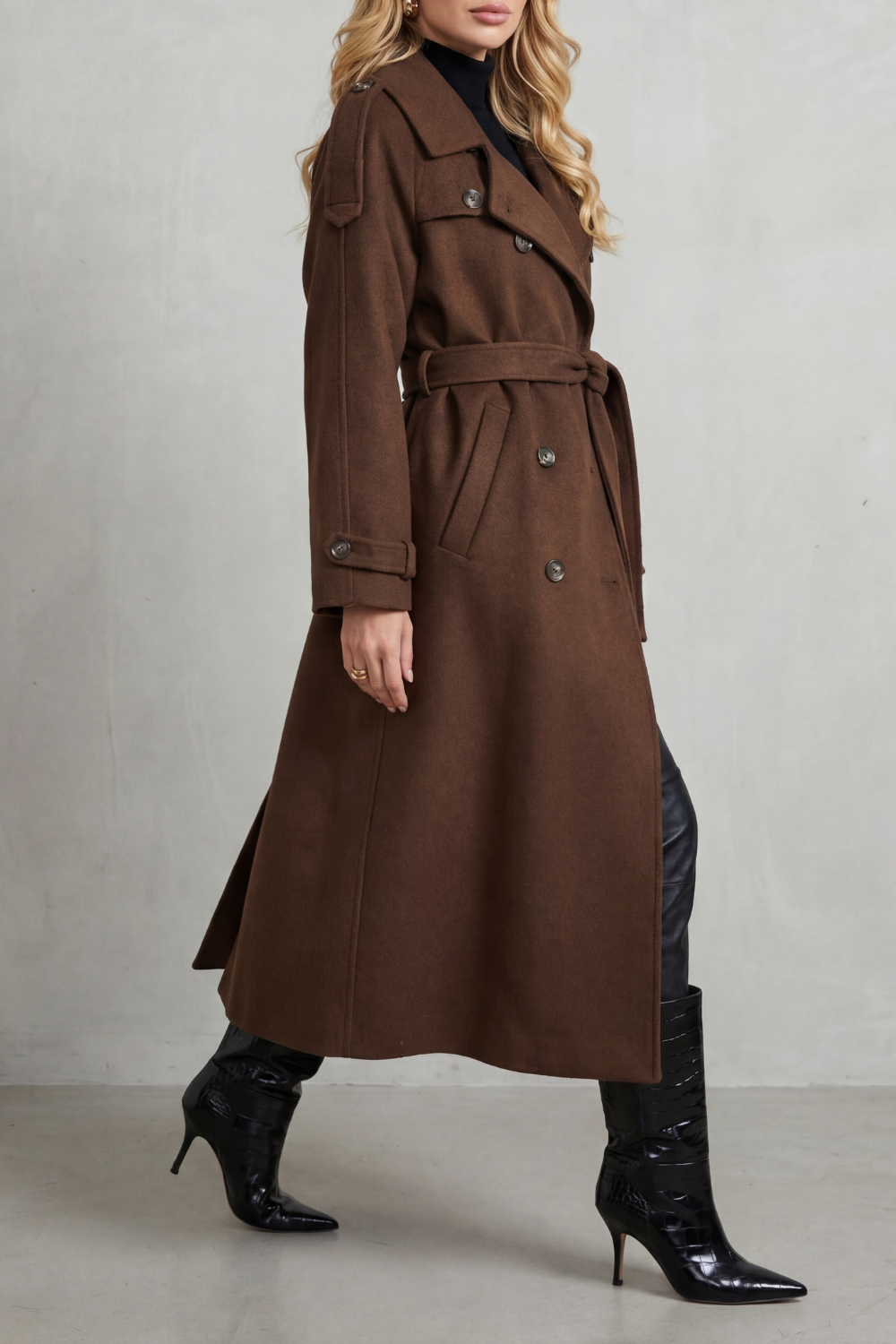 Maubéry – Oversized structure – Wool trench coat-10468759601495-ZARA MAE LONDON