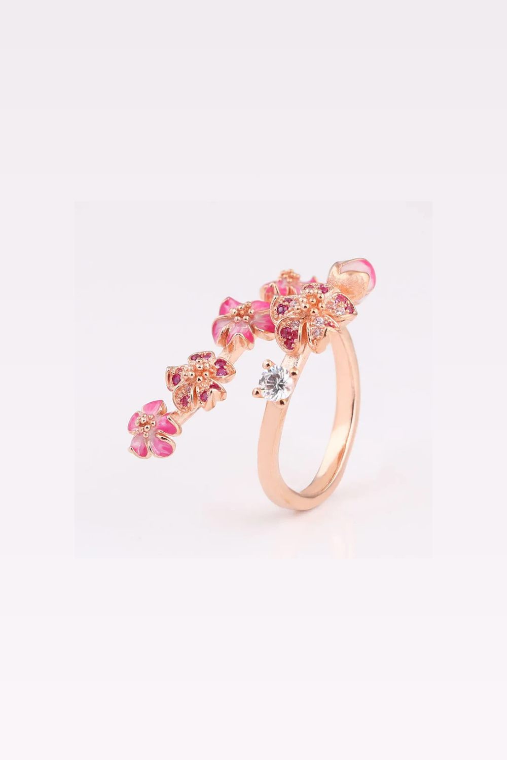 Seraphelle – Blossom sparkle – Adjustable ring-10418913476951-ZARA MAE LONDON