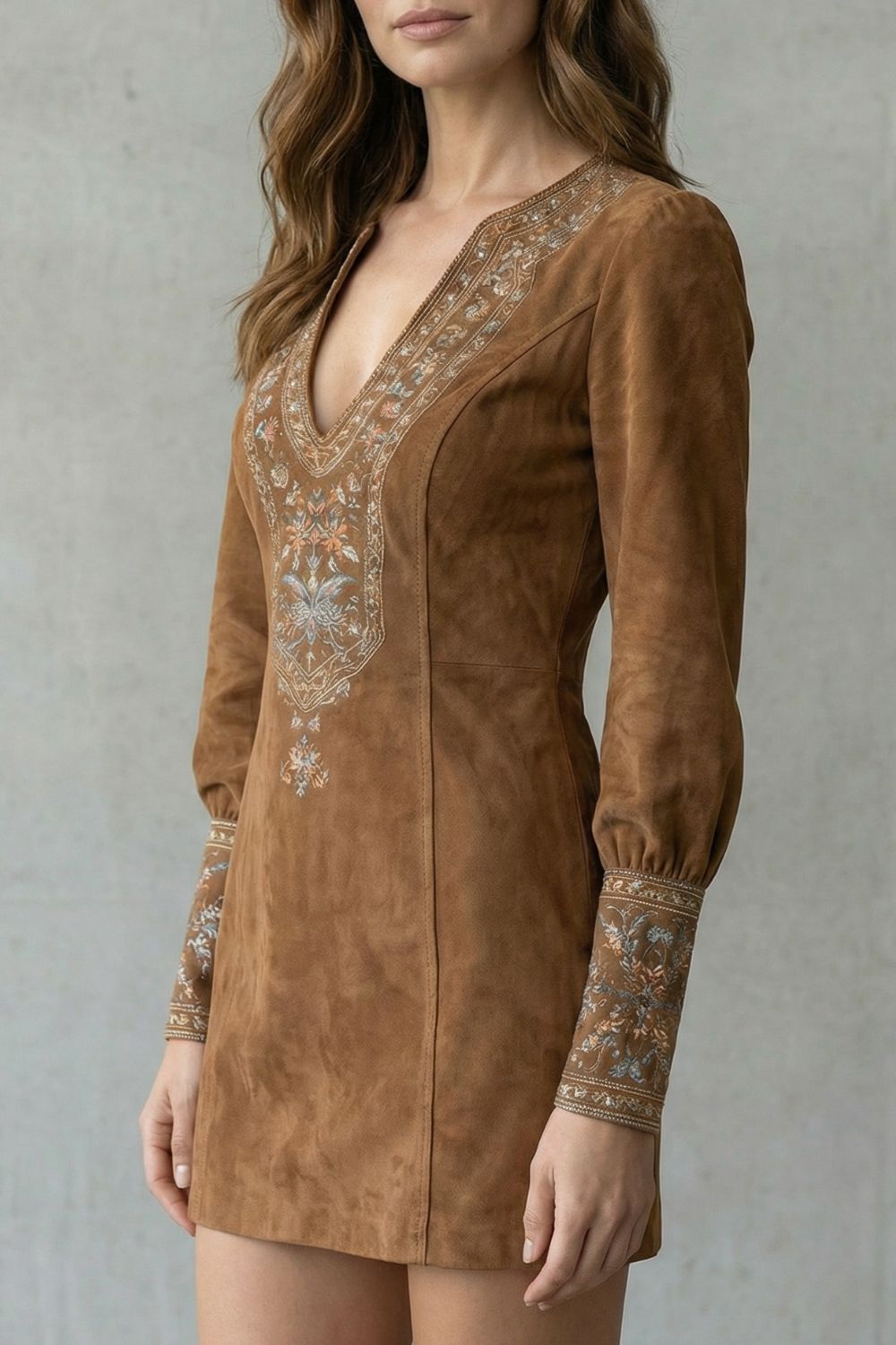 Eliranne – Embroidered detail – Boho mini dress-10452947108183-ZARA MAE LONDON