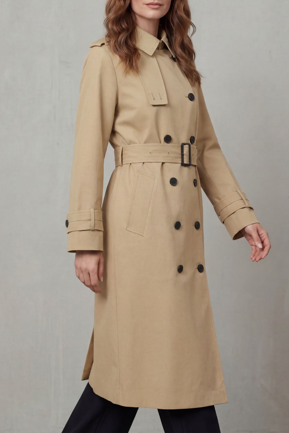 Sorellia – Classic cut – Double-breasted trench coat-10472591393111-ZARA MAE LONDON