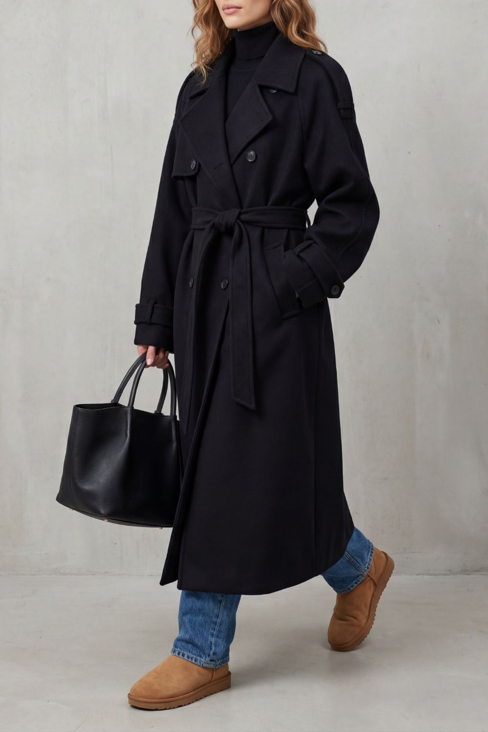 Noirvaine – Oversized silhouette – Wool trench coat-10472150696279-ZARA MAE LONDON