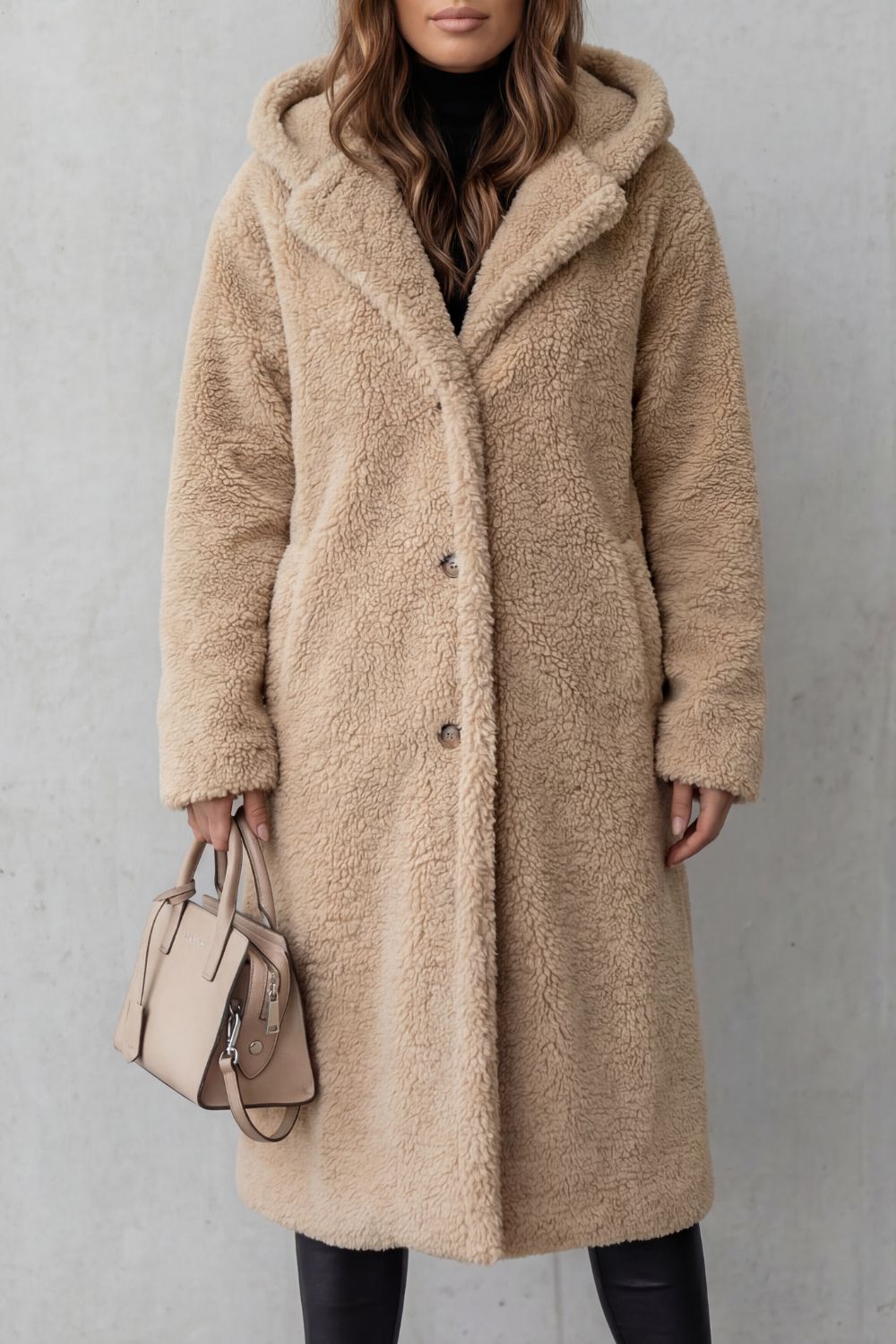 Fioranta – Plush hooded design – Long teddy coat-10469801197911-ZARA MAE LONDON