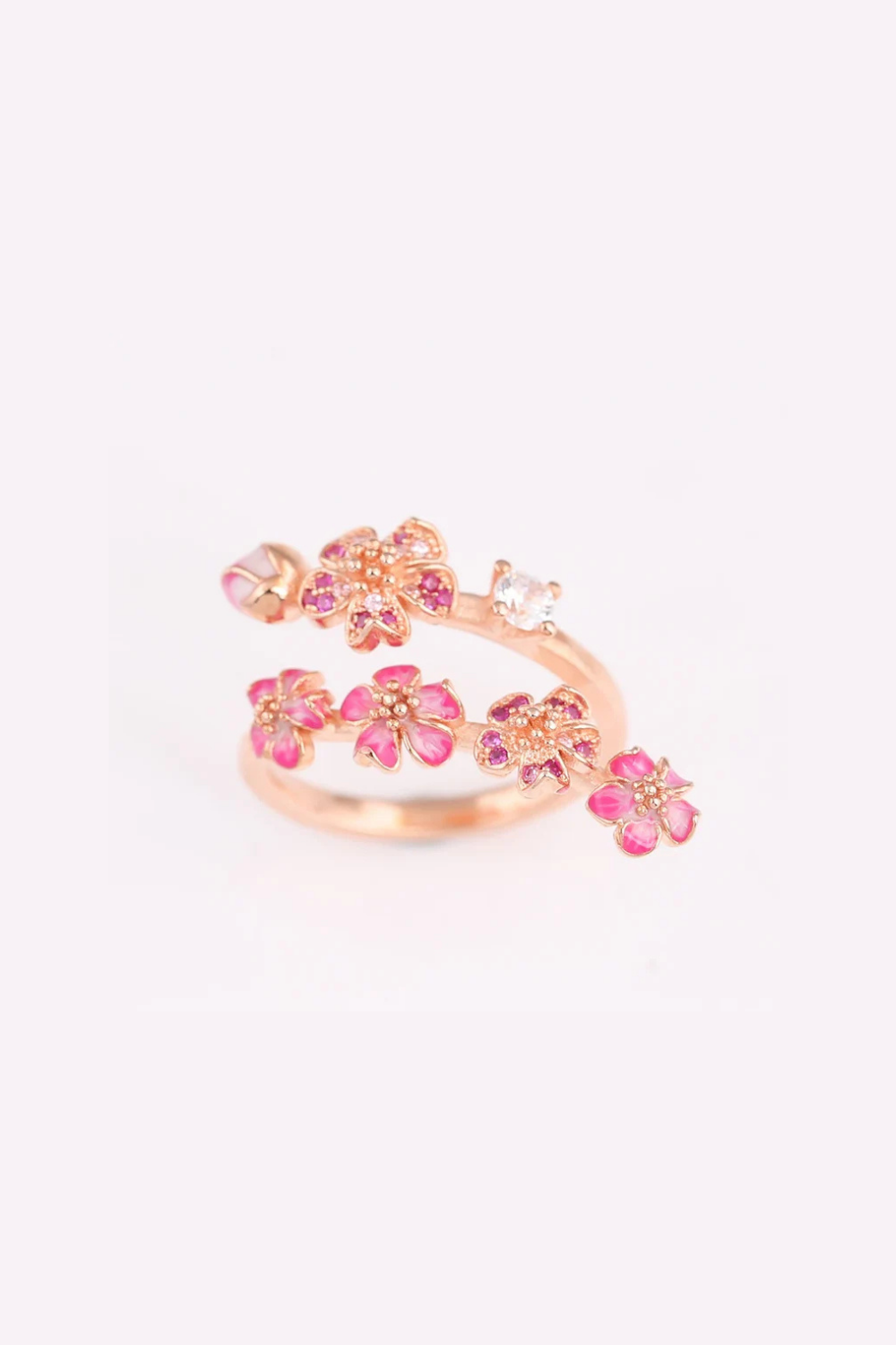 Seraphelle – Blossom sparkle – Adjustable ring-10418913476951-ZARA MAE LONDON