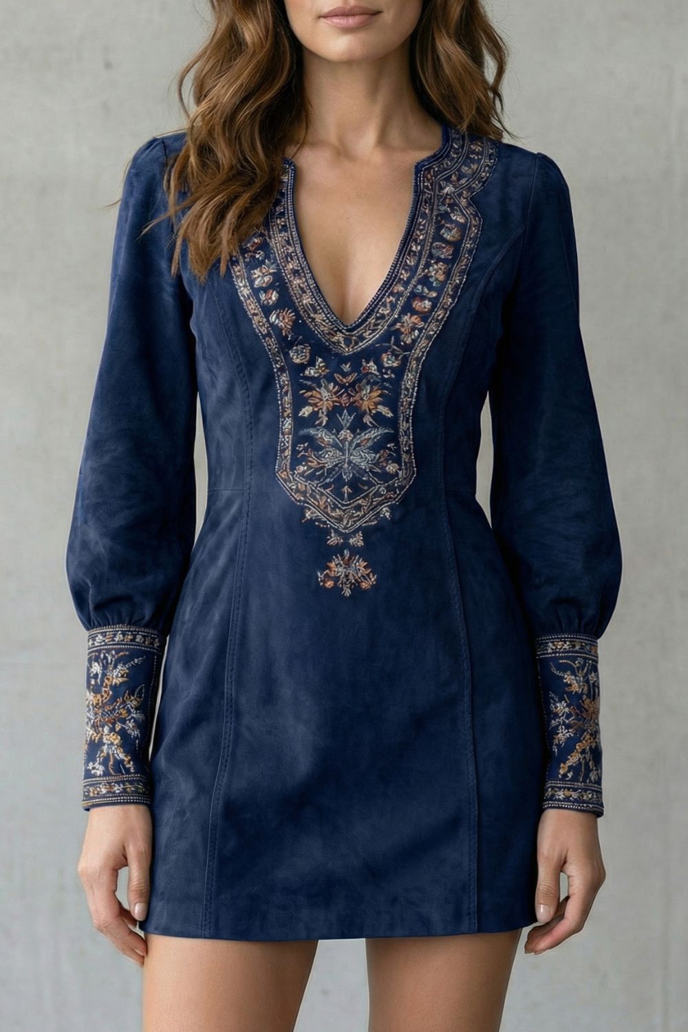 Eliranne – Embroidered detail – Boho mini dress-10452947108183-ZARA MAE LONDON