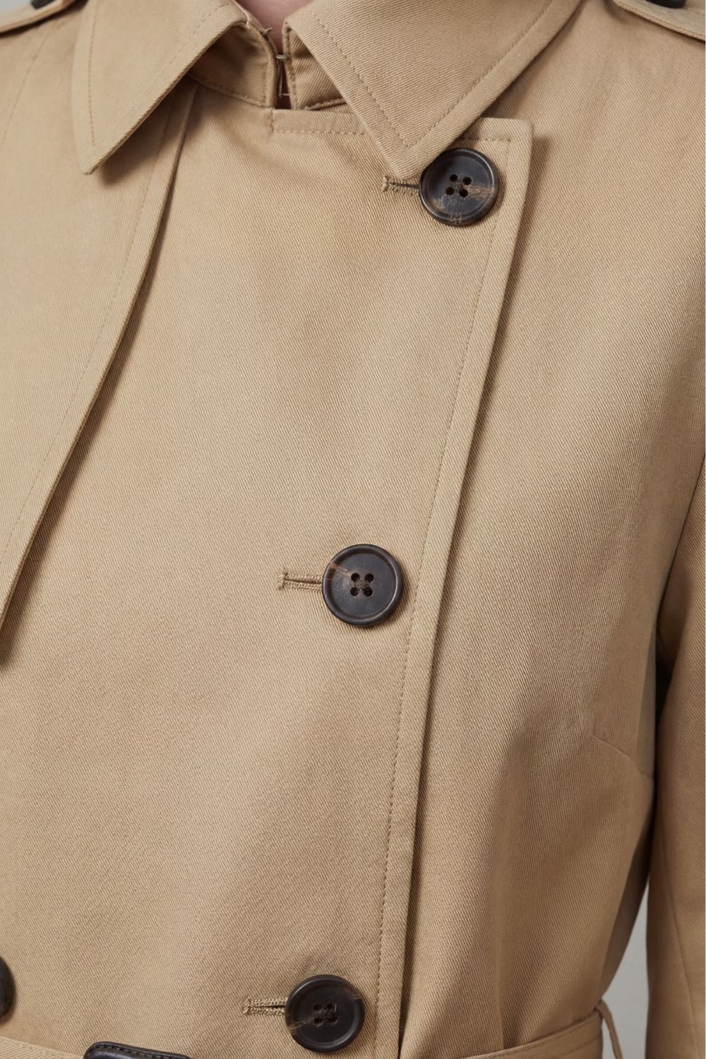 Sorellia – Classic cut – Double-breasted trench coat-10472591393111-ZARA MAE LONDON