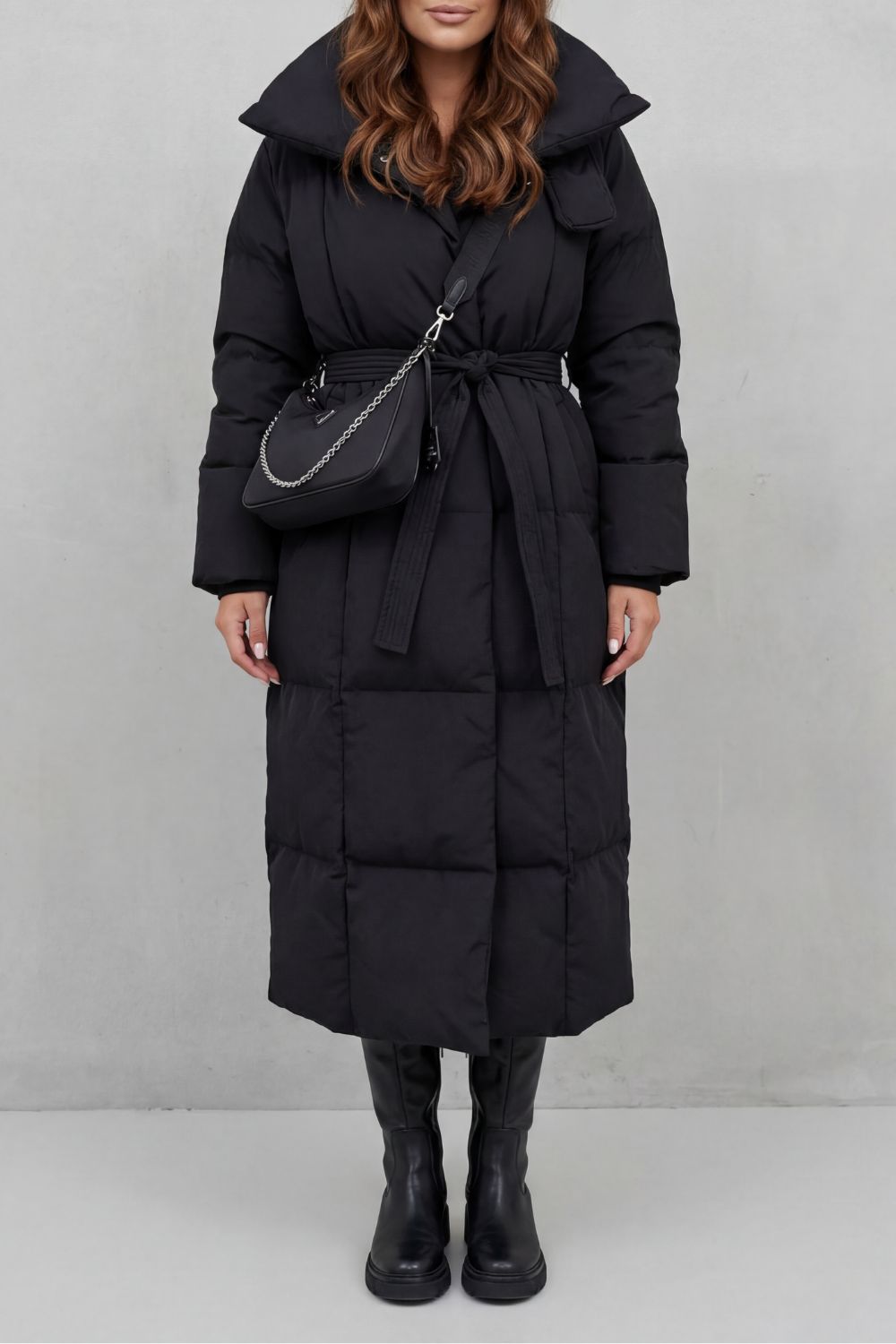 Frescetta – Belted silhouette – Long padded puffer coat-10469890031959-ZARA MAE LONDON