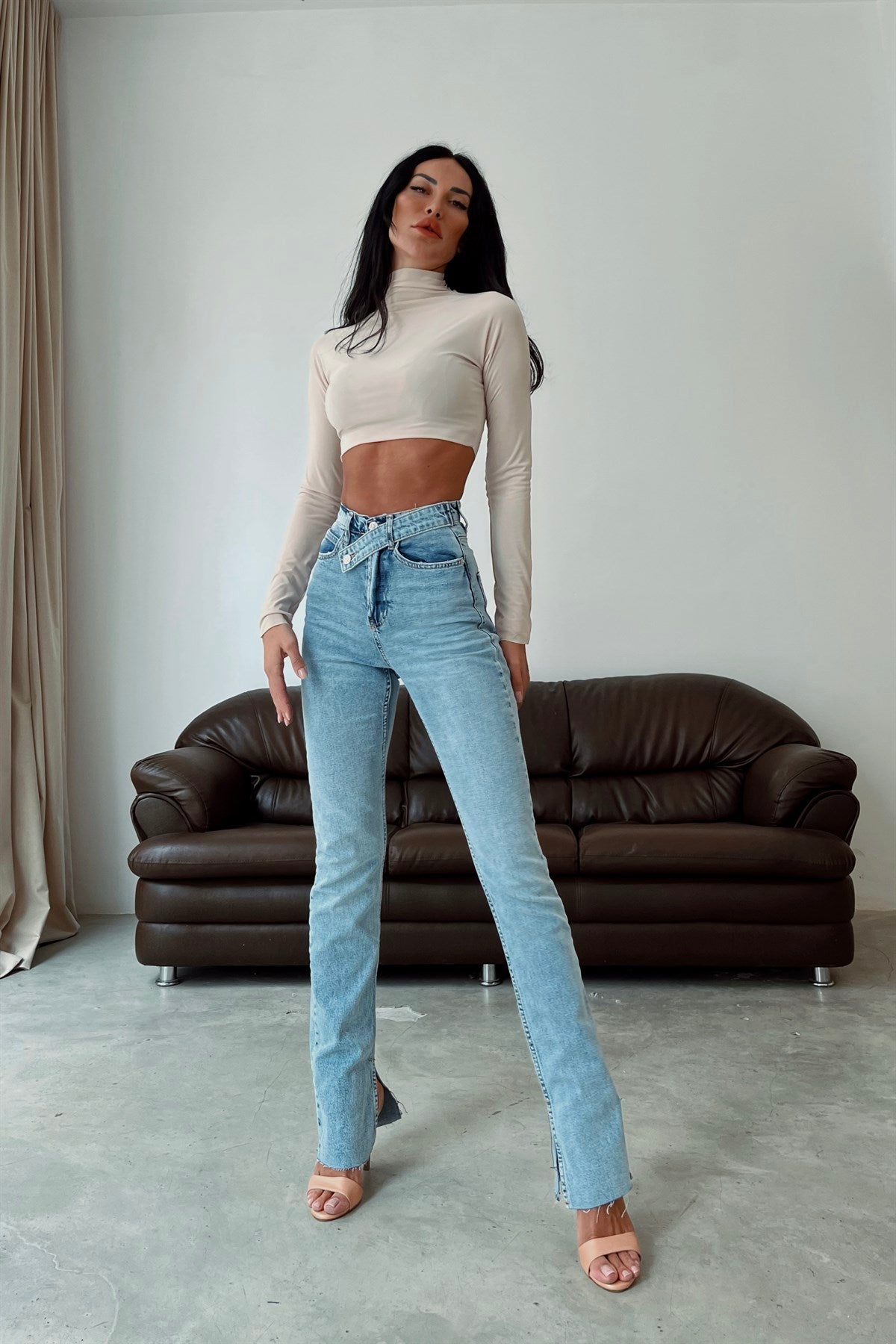 Cross Belt Jeans-10427394392407-ZARA MAE LONDON