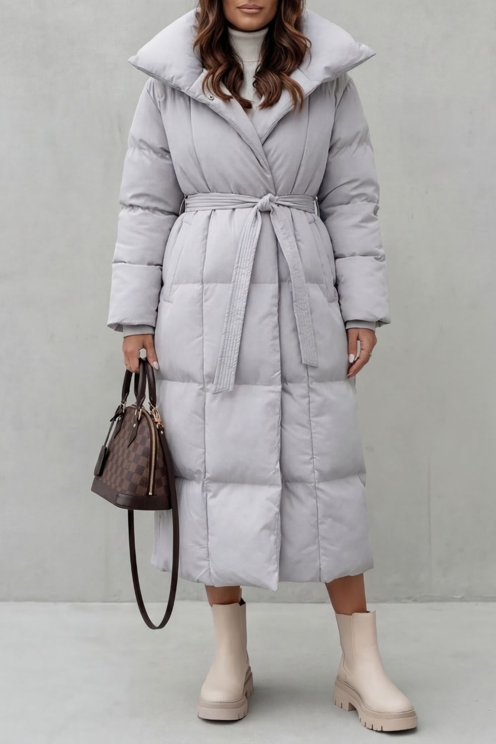 Frescetta – Belted silhouette – Long padded puffer coat-10469890031959-ZARA MAE LONDON