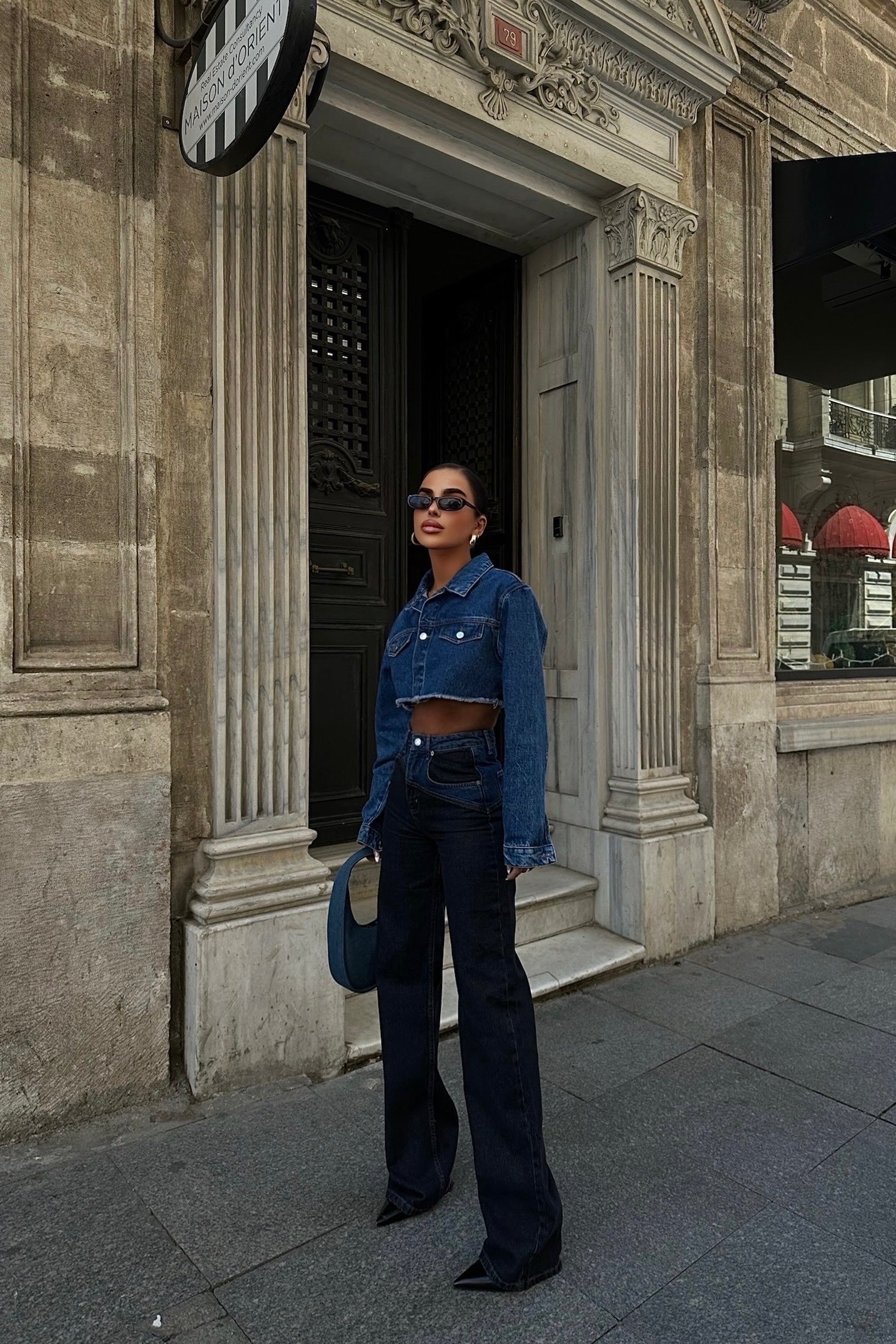 Bicolor Straight Jeans-10427395342679-ZARA MAE LONDON