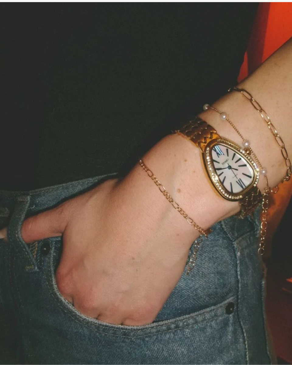 Aurelia – Teardrop design – Gold-toned watch-10427344585047-ZARA MAE LONDON