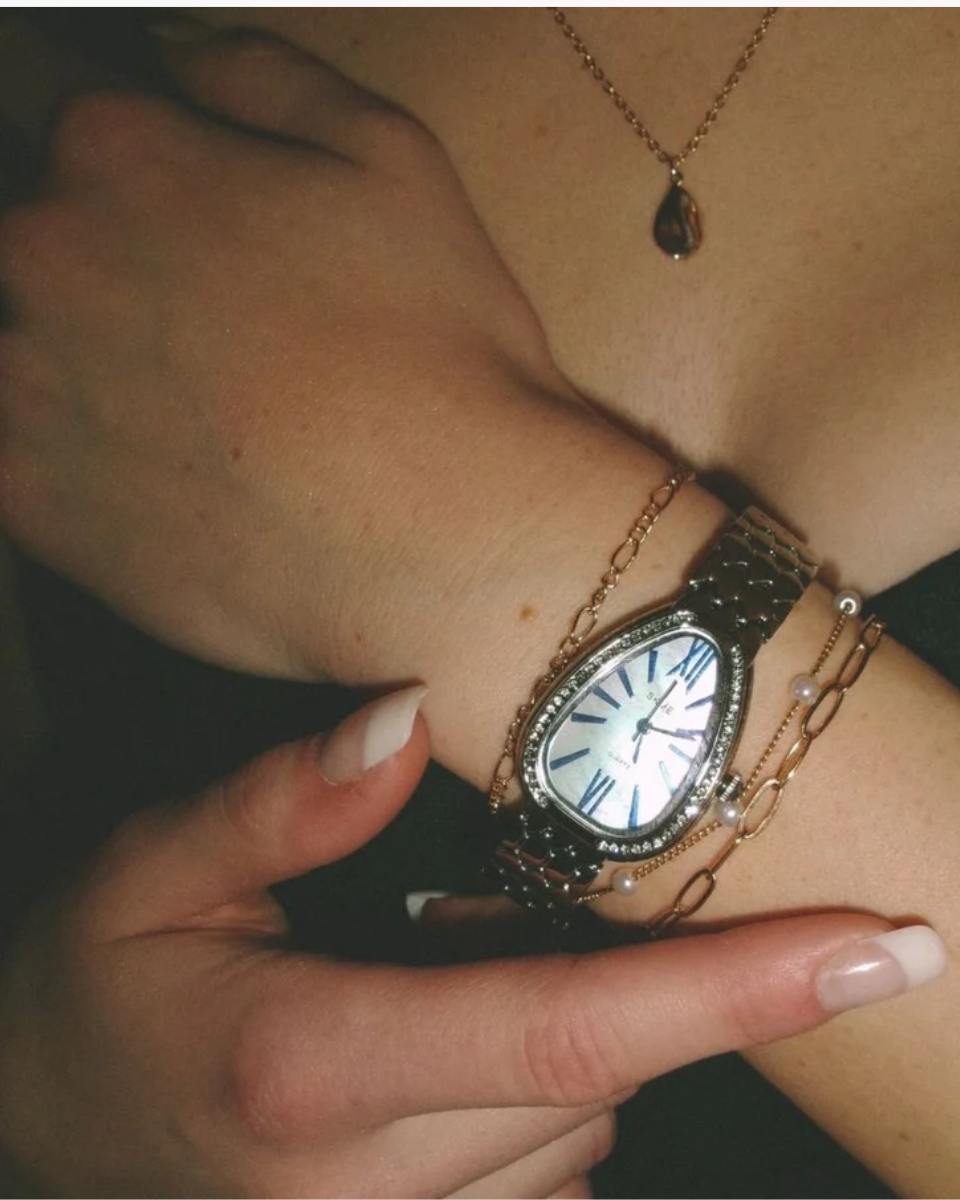 Aurelia – Teardrop design – Gold-toned watch-10427344585047-ZARA MAE LONDON