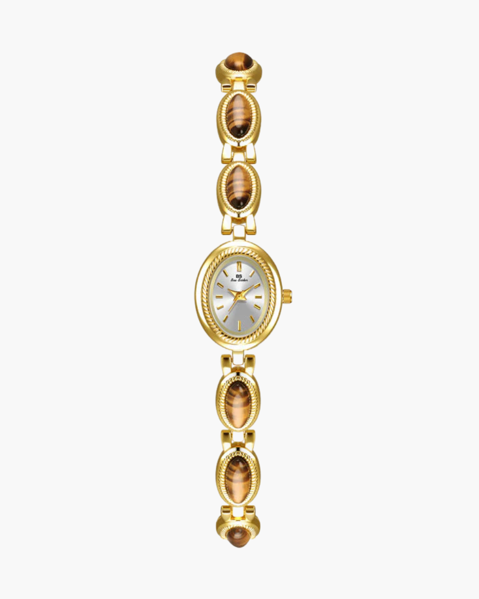 Aurore – Tiger-eye accents – Vintage watch-10427345371479-ZARA MAE LONDON