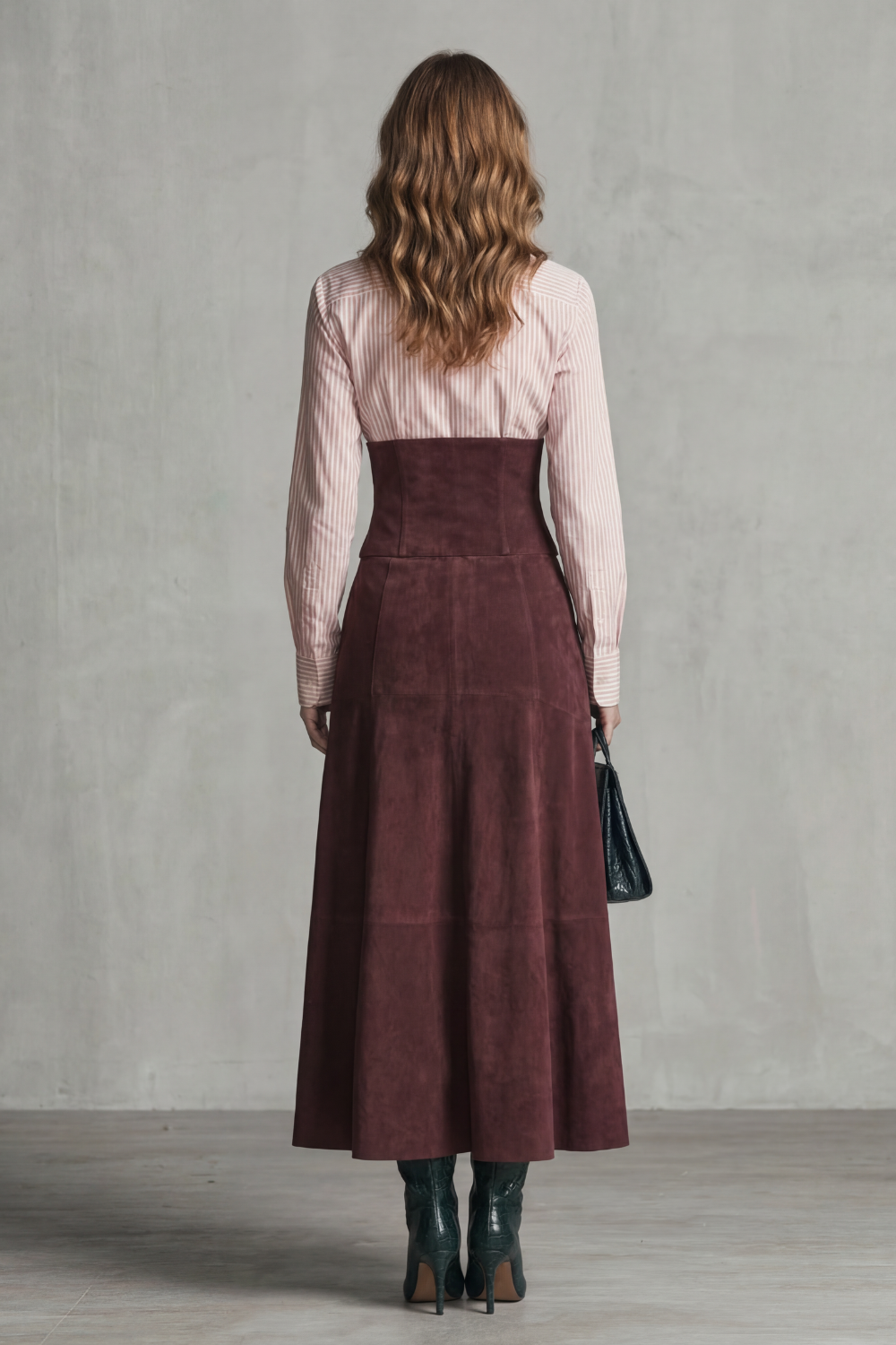 Avelinne – Corset waist silhouette – Maxi A-line skirt-10483507593559-ZARA MAE LONDON