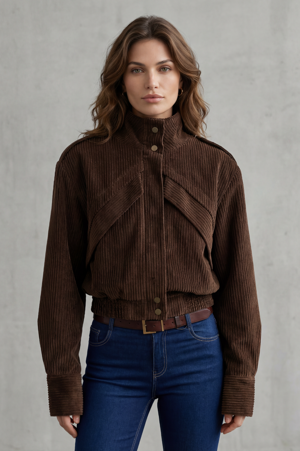 Bardelonne – Corduroy moto twist – Cropped jacket-10483578208599-ZARA MAE LONDON