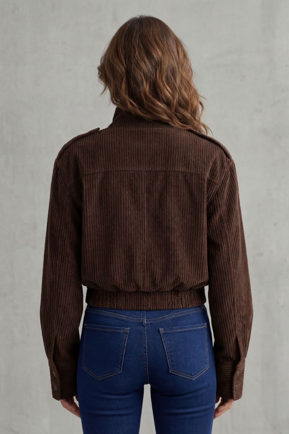 Bardelonne – Corduroy moto twist – Cropped jacket-10483578208599-ZARA MAE LONDON