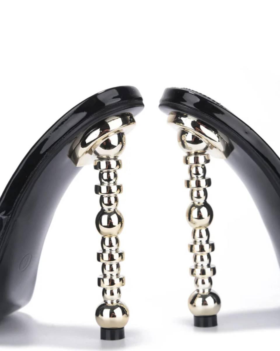 Belladonna – Transparent design – Pearl-accented mule heels-10418922651991-ZARA MAE LONDON