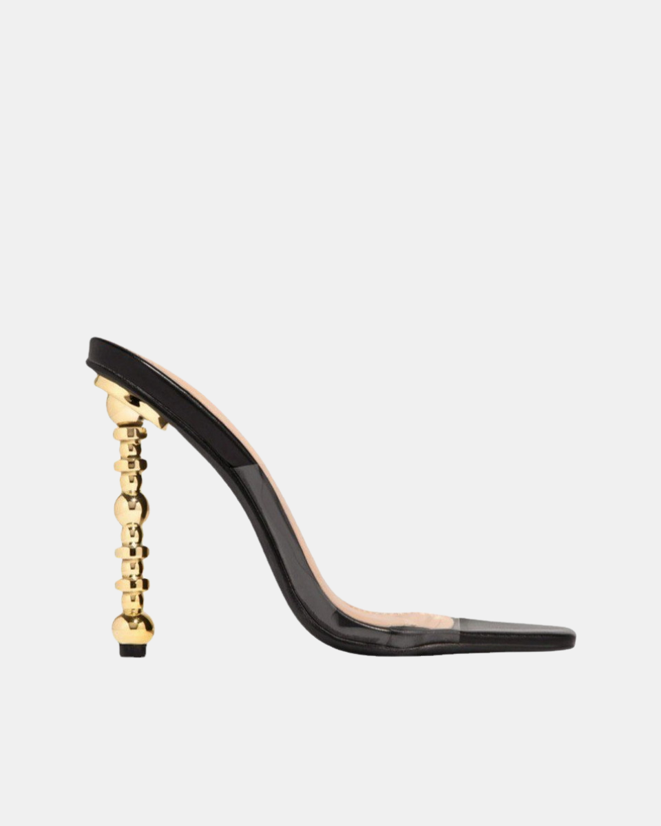 Belladonna – Transparent design – Pearl-accented mule heels-10418922651991-ZARA MAE LONDON
