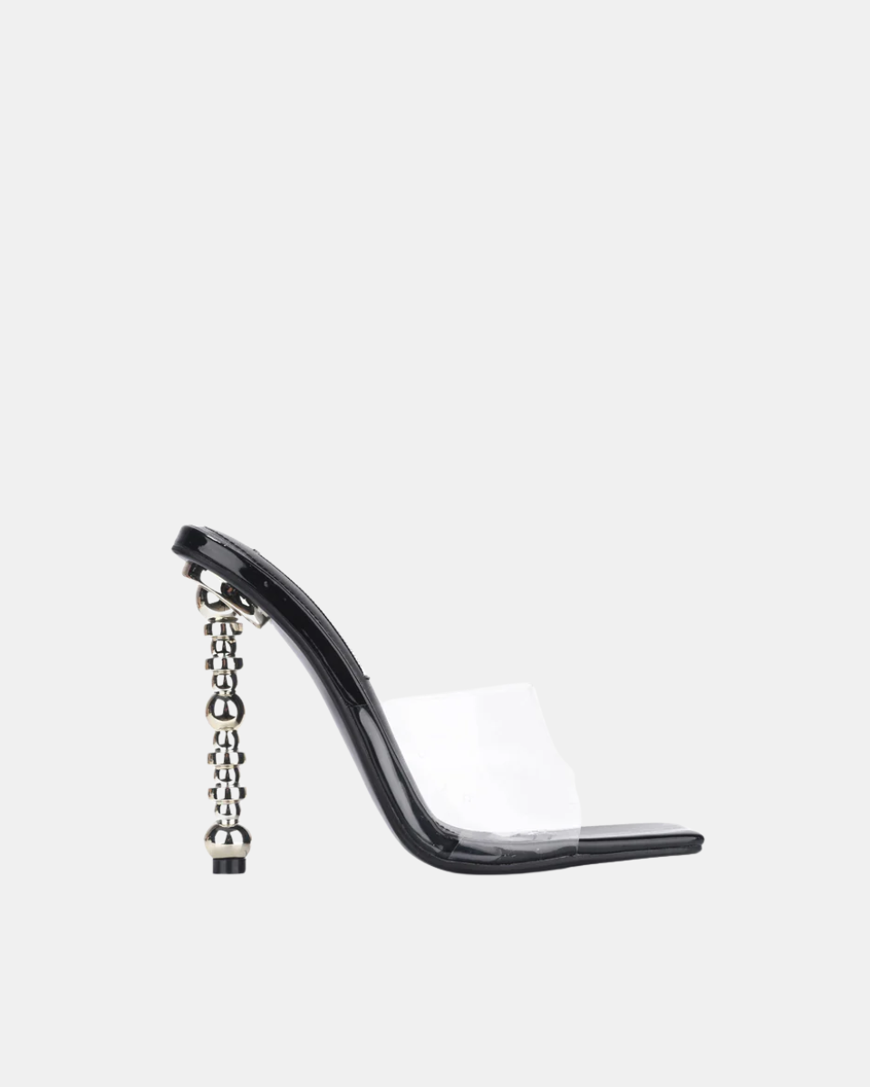 Belladonna – Transparent design – Pearl-accented mule heels-10418922651991-ZARA MAE LONDON