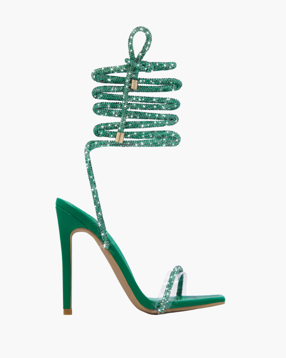 Bellezza – Embellished straps – Lace-up stiletto heels-10418922553687-ZARA MAE LONDON