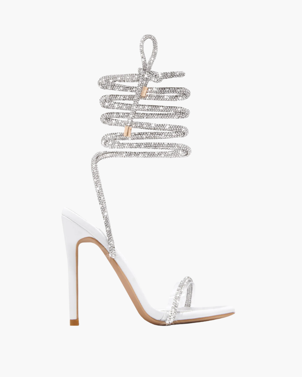 Bellezza – Embellished straps – Lace-up stiletto heels-10418922553687-ZARA MAE LONDON