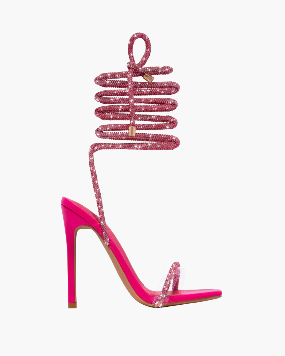 Bellezza – Embellished straps – Lace-up stiletto heels-10418922553687-ZARA MAE LONDON