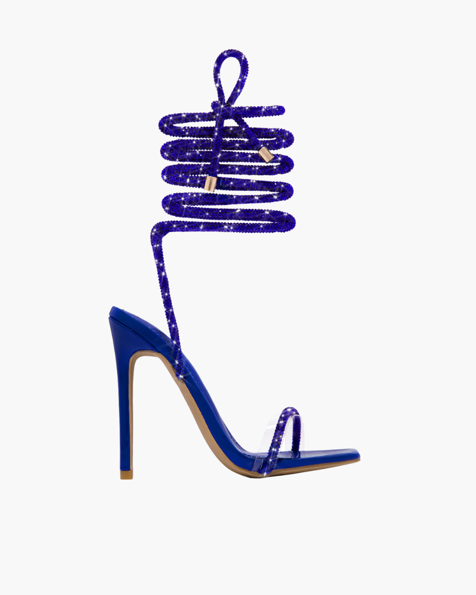 Bellezza – Embellished straps – Lace-up stiletto heels-10418922553687-ZARA MAE LONDON