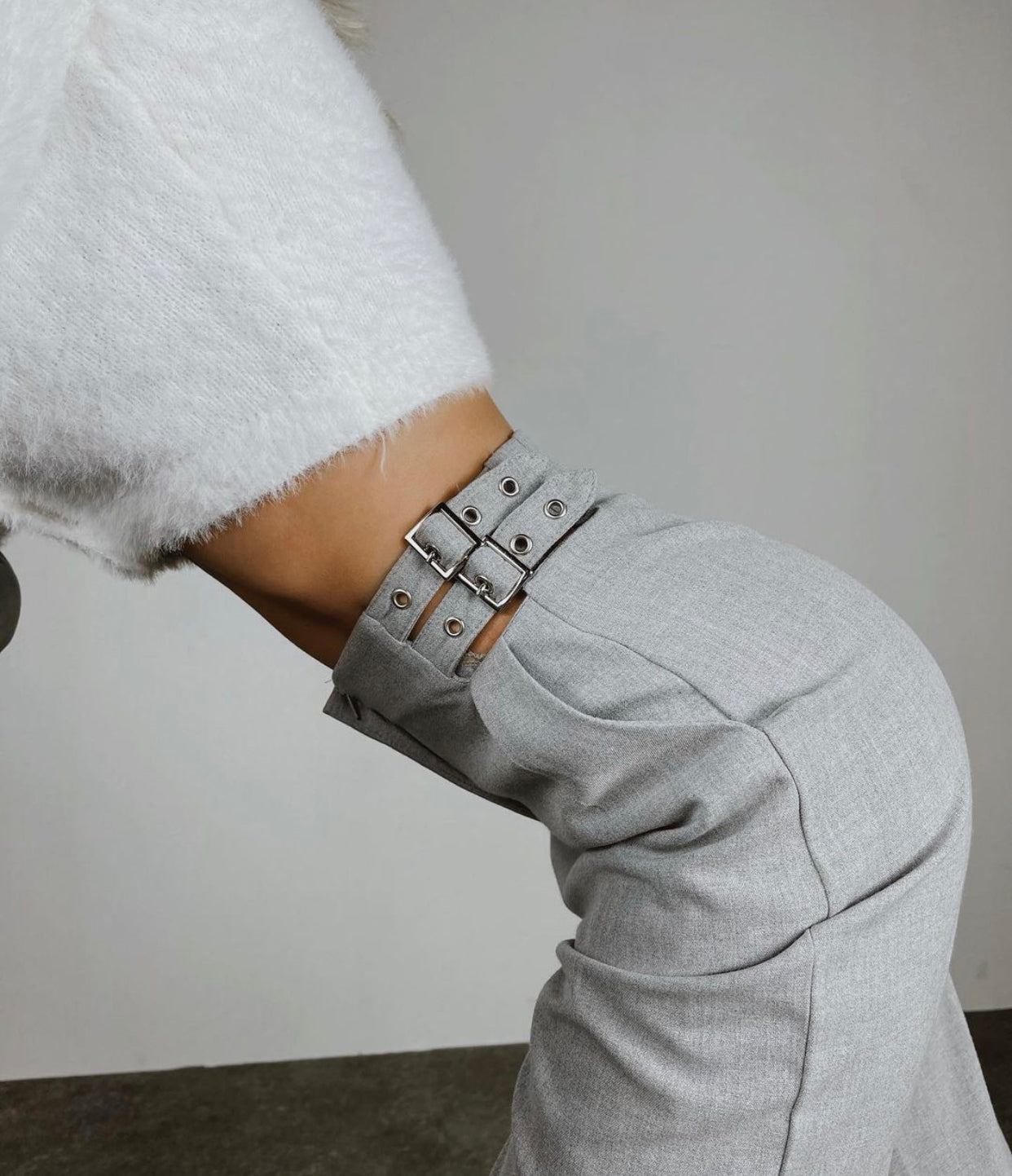 Belt Waist Noche Trousers-10427394654551-ZARA MAE LONDON