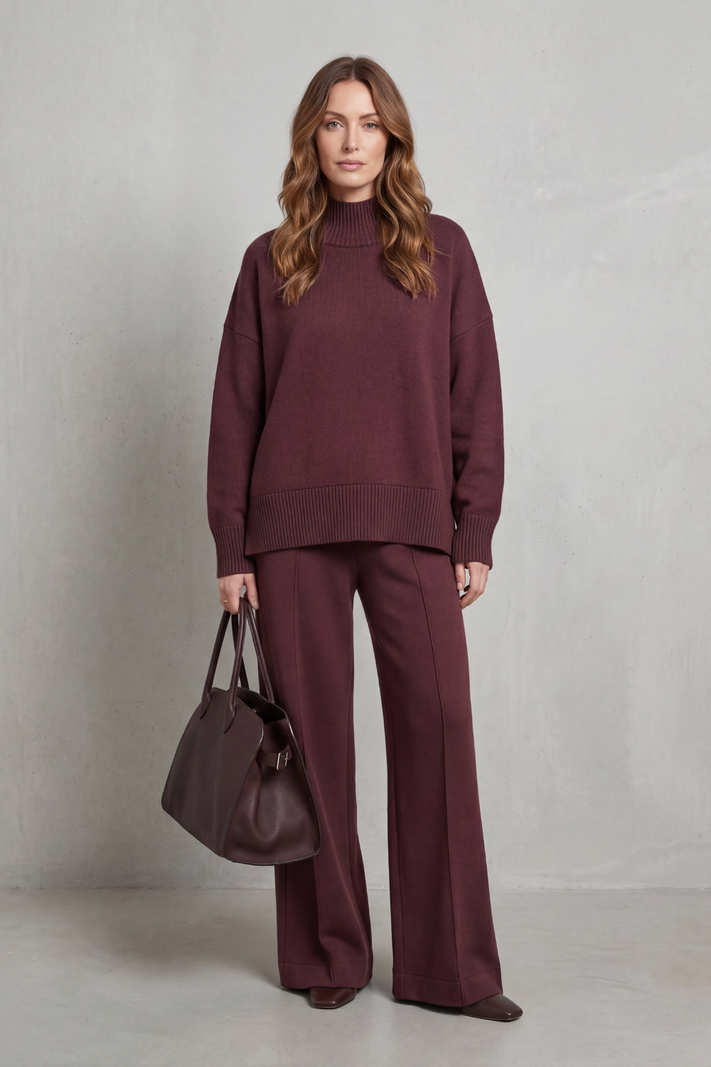 Casavella – Folded collar charm – Knit lounge set-10486880534871-ZARA MAE LONDON