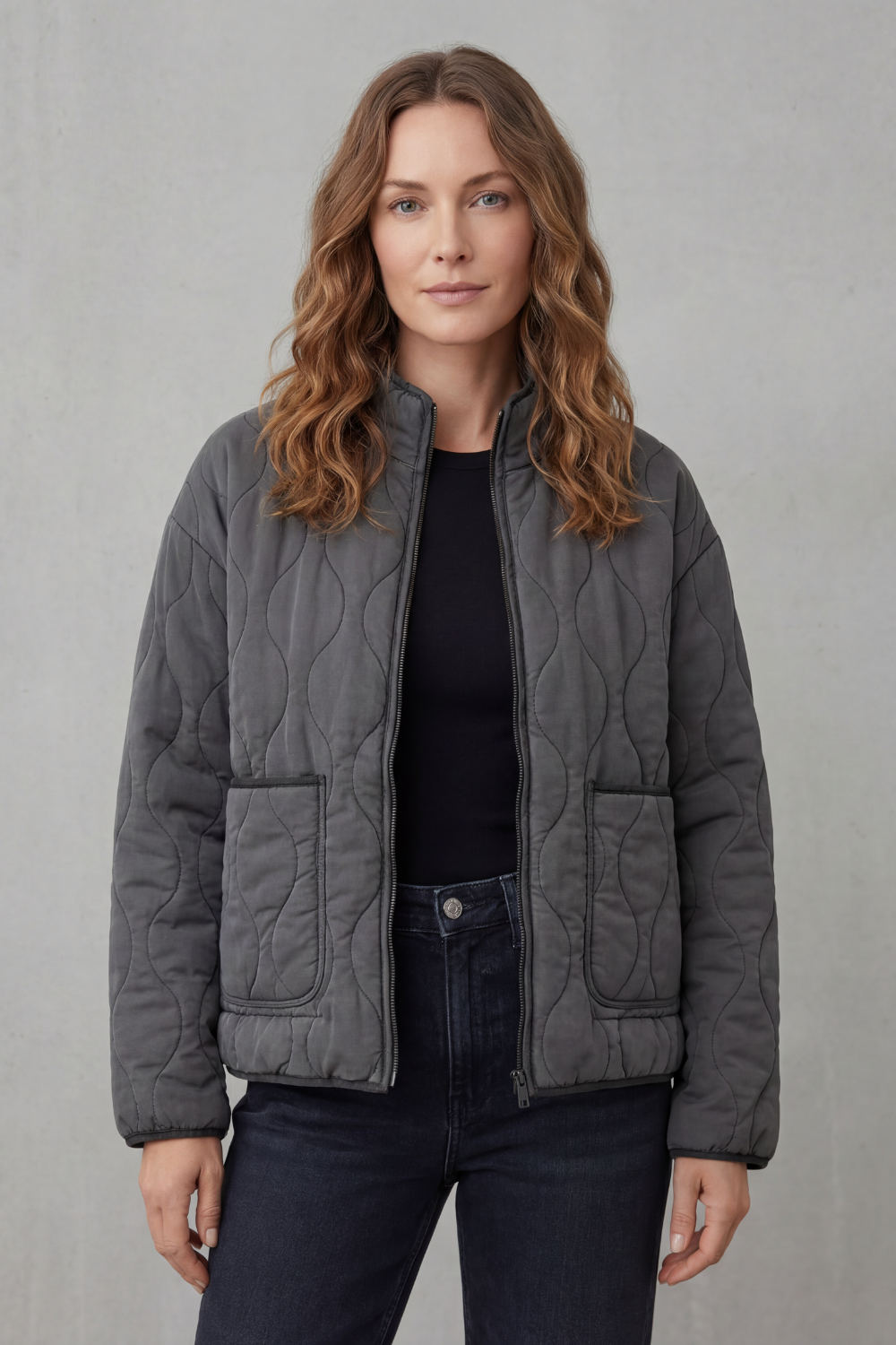 Cavelline – Quilted silhouette – Puffer jacket-10469897175383-ZARA MAE LONDON