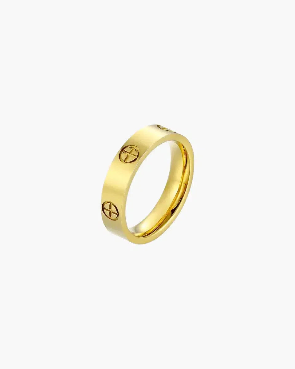 Clairette – Chunky design – Gold-plated ring-10419040616791-ZARA MAE LONDON