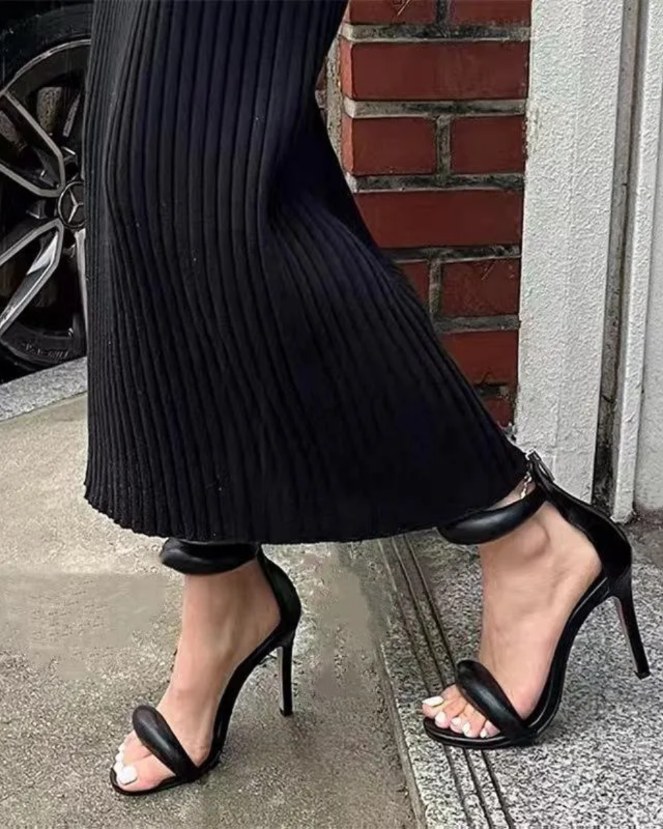 Clémence – Stiletto design – Puffy ankle strap heels-10418922684759-ZARA MAE LONDON