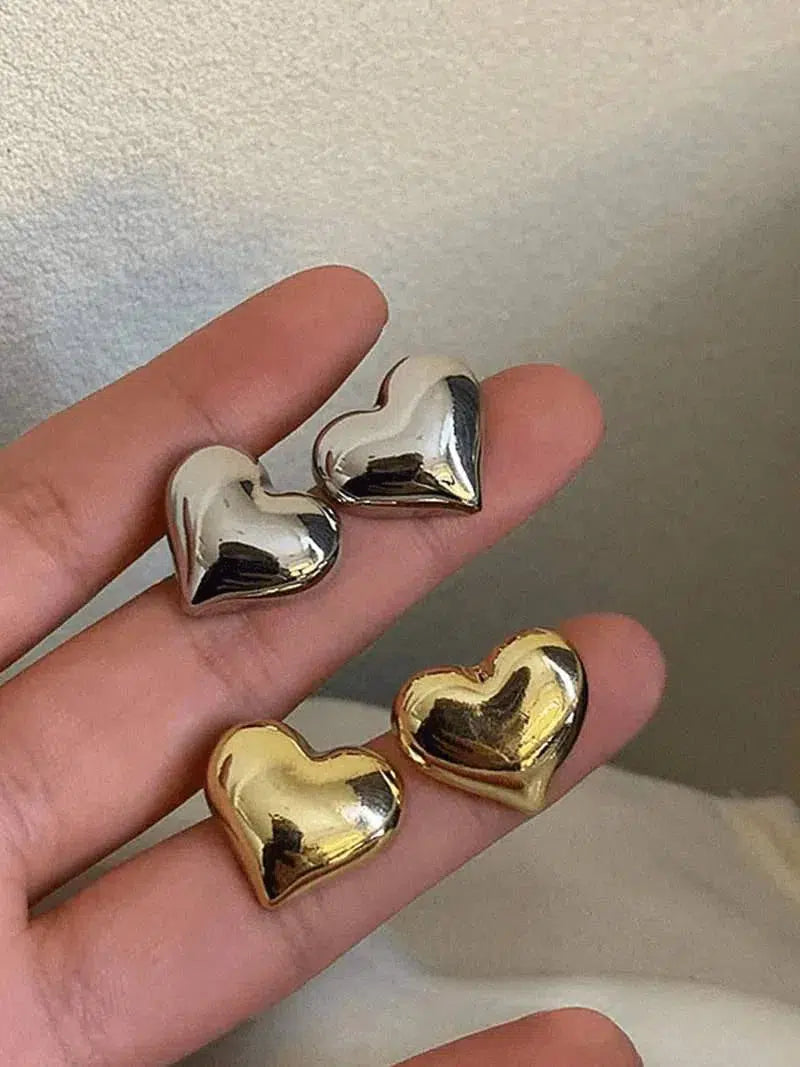 Cuore – Chunky design – Heart earrings-10419151044951-ZARA MAE LONDON