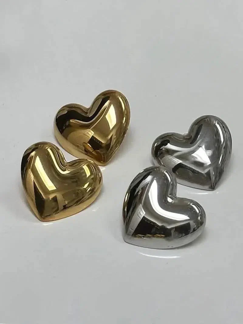 Cuore – Chunky design – Heart earrings-10419151044951-ZARA MAE LONDON
