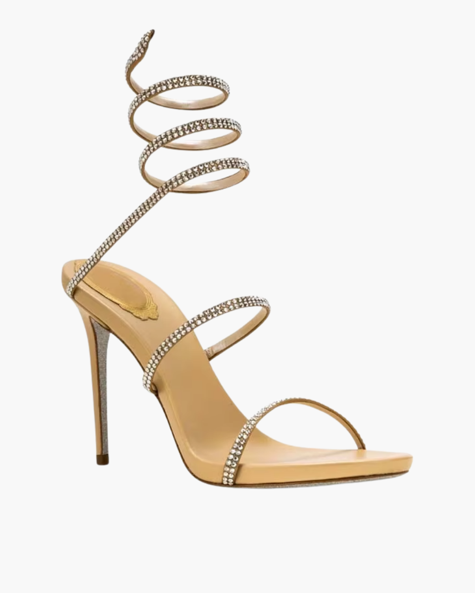 Desideria – Thin stiletto – Rhinestone double-strap heels-10418922455383-ZARA MAE LONDON