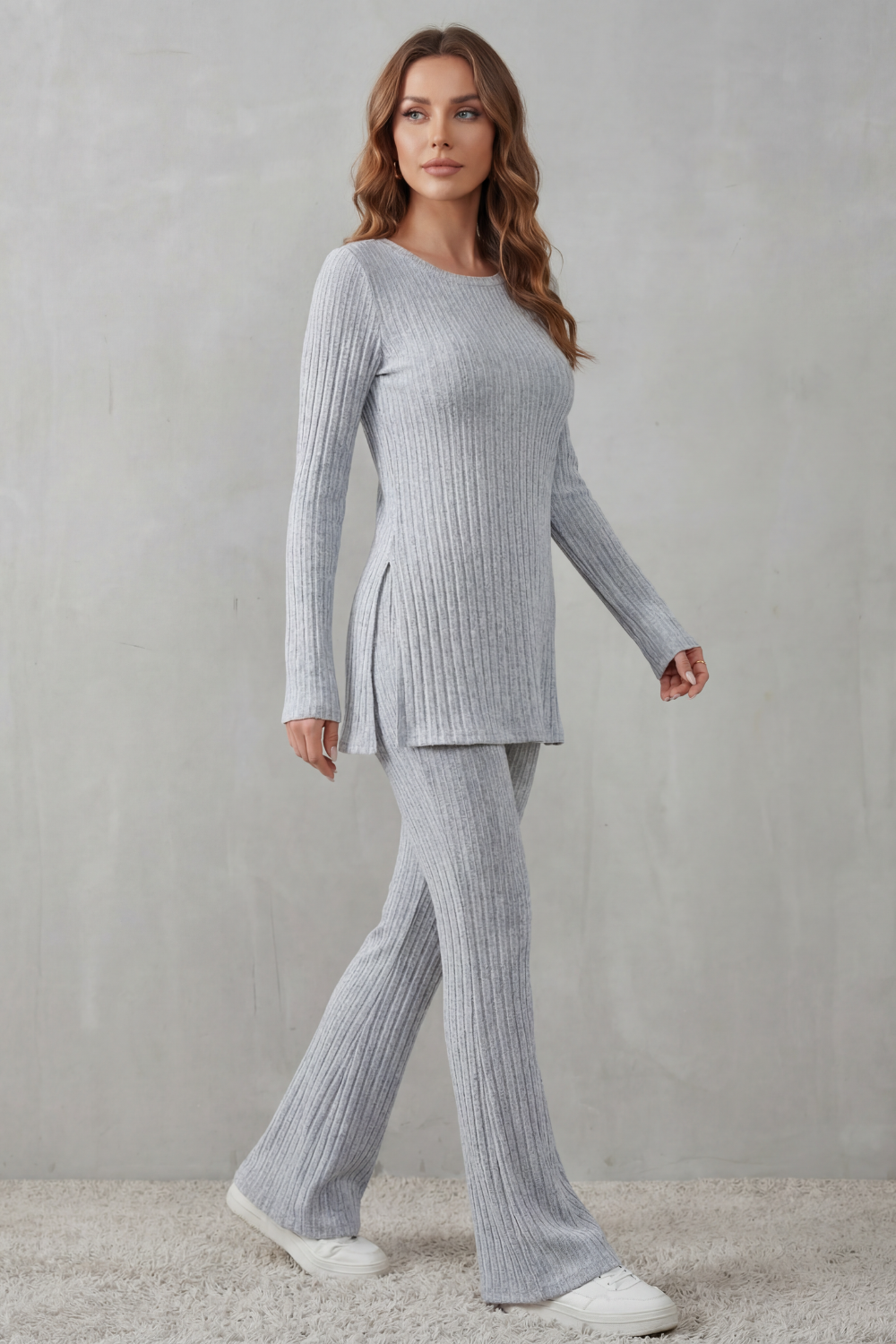 Elisianne – Ribbed elegance – Knit lounge set-10486843998551-ZARA MAE LONDON
