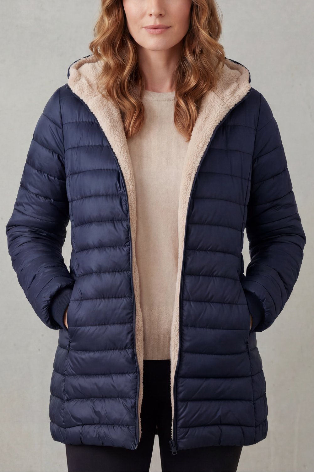 Ellavue – Sherpa lined comfort – Hooded puffer jacket-10469896749399-ZARA MAE LONDON