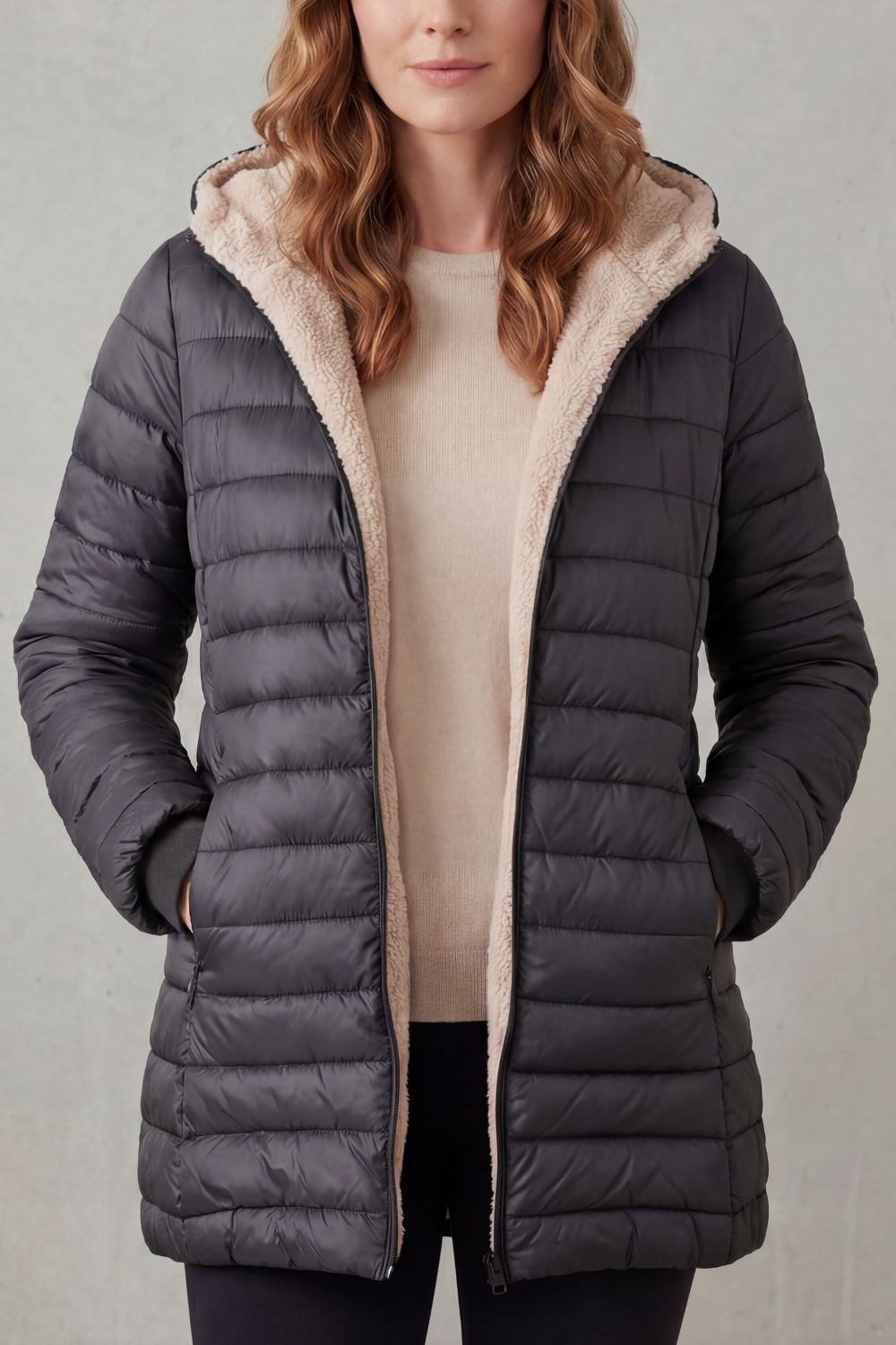 Ellavue – Sherpa lined comfort – Hooded puffer jacket-10469896749399-ZARA MAE LONDON