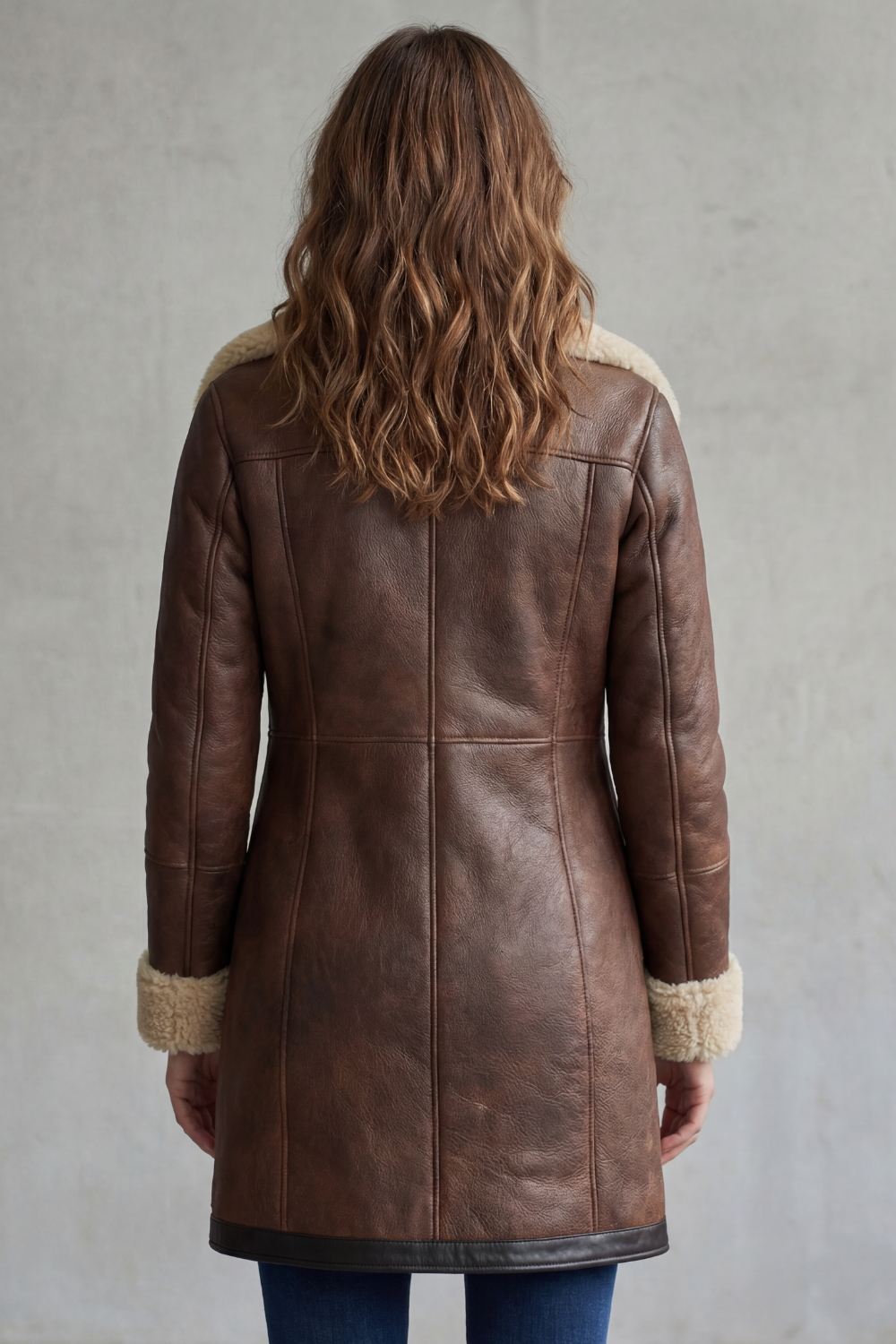 Everlyn – Shearling-lined elegance – leather coat-10482669125975-ZARA MAE LONDON