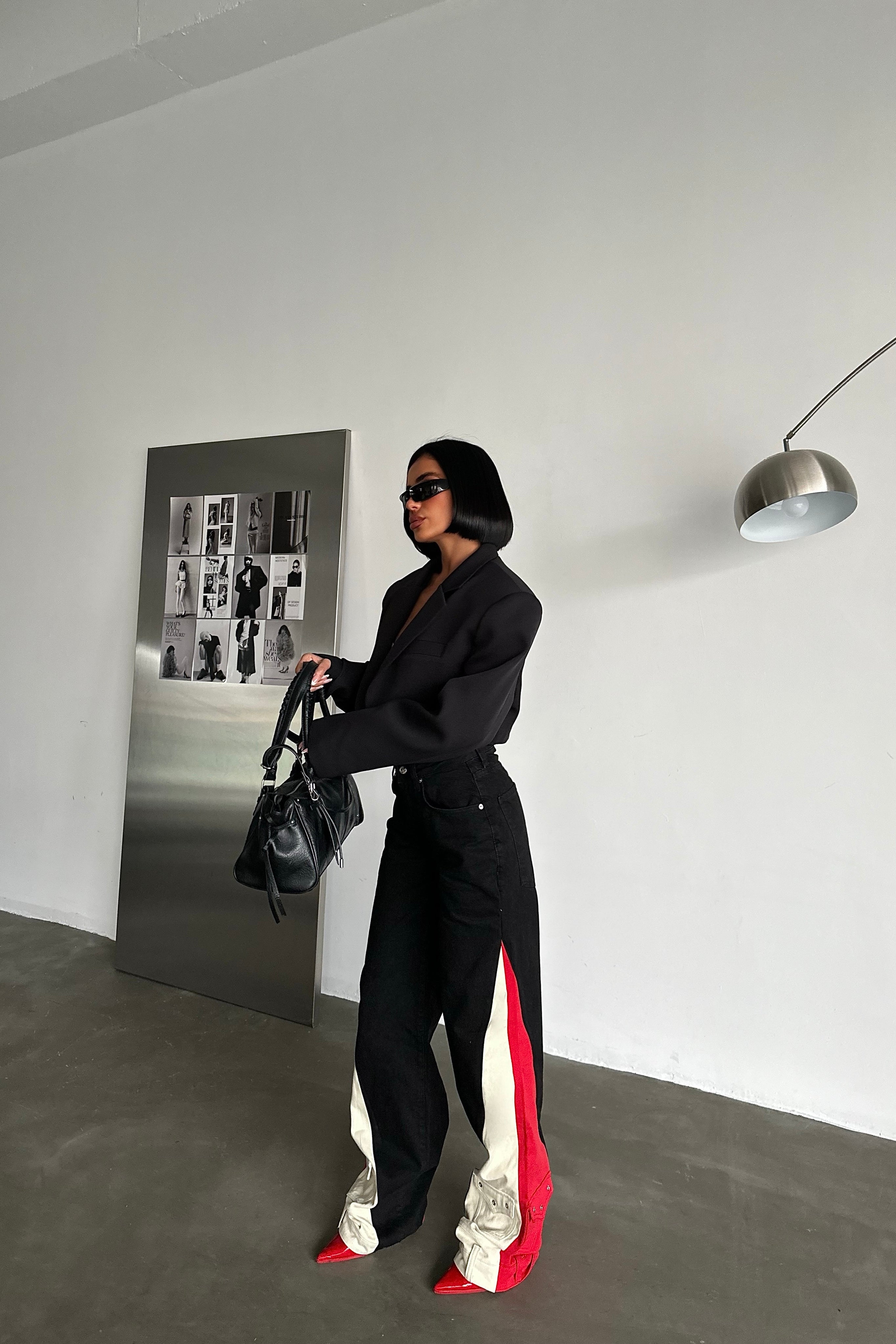 Tri-Tone Pocket Hem Jeans-10427394916695-ZARA MAE LONDON