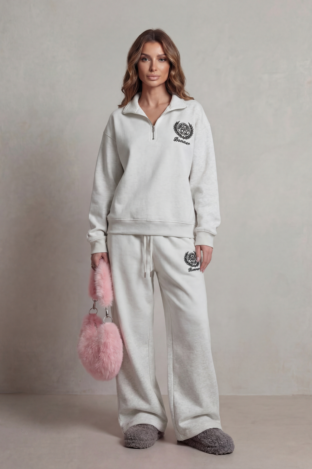Florevée – Embroidered crest – Zip lounge set-10487014326615-ZARA MAE LONDON